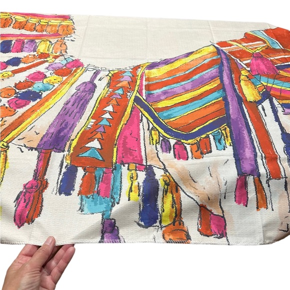 Colorful Camel Print Tapestry Wall Hanging - Picture 4 of 6